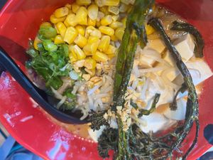 Vegan Flying Harvest Ramen at JINYA Ramen Bar in San Jose