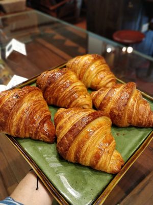 Croissant at Coffee Ideas in Auroville