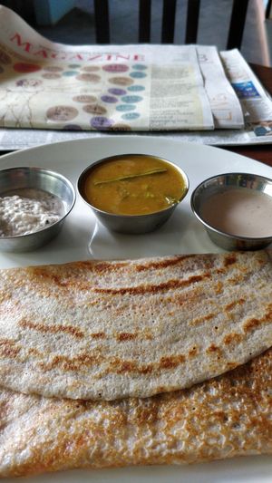 Dosai at Coffee Ideas in Auroville