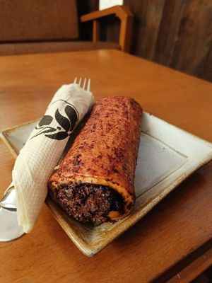 Don’t tell anyone, but the Chocolate Blueberry Danish is amazing   at Coffee Ideas in Auroville