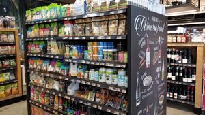 Coconut oil, millet, pearl barley and wine at Little Farms - Holland Village in Central Singapore