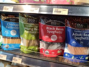 Various vegan pastas at Little Farms - Holland Village in Central Singapore
