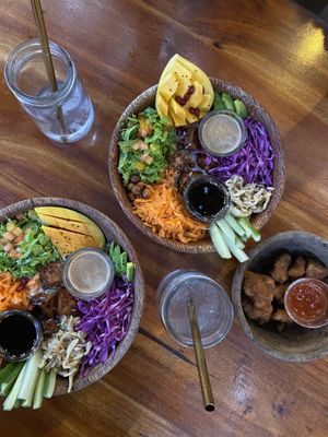 Bowl with Tofu (vegan)  at Moochie's Cafe in Weligama