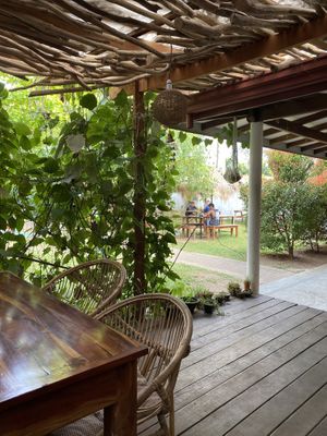 Location  at Moochie's Cafe in Weligama