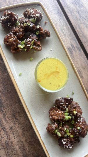 Cauliflower bites  at Moochie's Cafe in Weligama