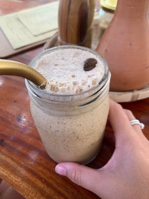 Coco coffee at Moochie's Cafe in Weligama