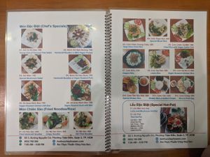 Menu! at Hoa Sen in Ho Chi Minh City