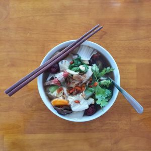 My Vit Tiem (vegan duck noodle soup) at Hoa Sen in Ho Chi Minh City