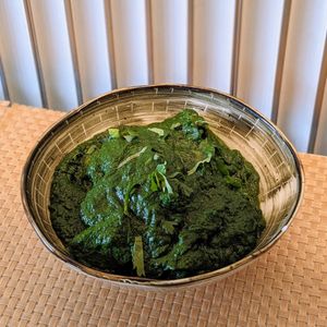 Vegan Aloo Palak at Bazil Kitchen in Central Singapore