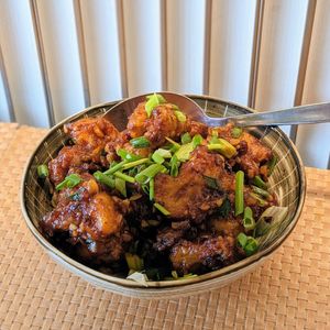 Vegan Gobi Manchurian at Bazil Kitchen in Central Singapore
