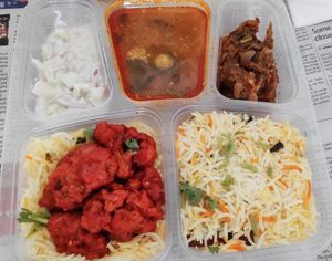 Biryani Bento Box - Circuit Breaker delivery at Bazil Kitchen in Central Singapore