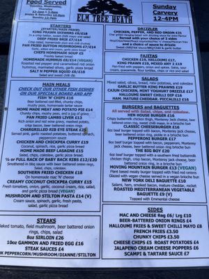   at The Elm Tree in Chesterfield