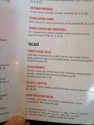 Salads at Mocha Beans in Ballina