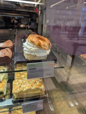 Vegan Semla at Espresso House in Soenderborg