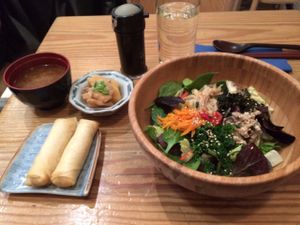 Bibimbap dinner set  at Itadakizen in London