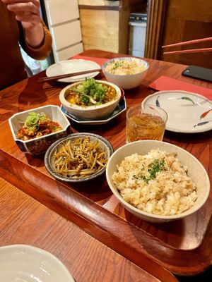 Selection of dishes   at Itadakizen in London