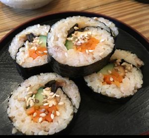 california rolls at Itadakizen in London