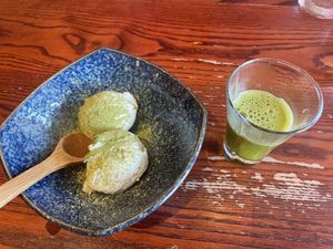 Matcha afogato  at Itadakizen in London
