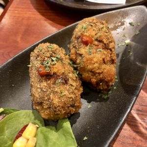 Tofu and Mushroom Croquettes   at Itadakizen in London