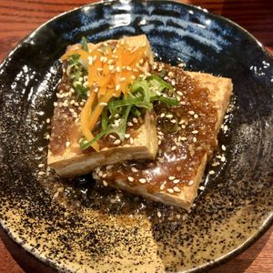 Tofu Steaks - delicious !  at Itadakizen in London