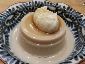 sesame pudding at Itadakizen in London