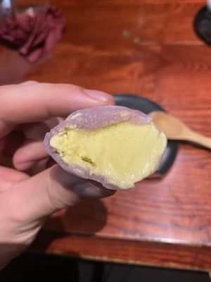 Passion fruit Mochi  at Itadakizen in London