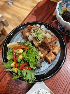 VEGAN JAPANESE NUGGETS at Itadakizen in London