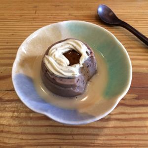 Azuki bean dessert at Itadakizen in London