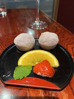 Passion Fruit Mochi   at Itadakizen in London