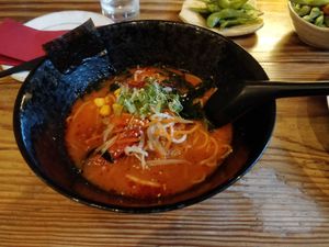 Spicy ramen at Itadakizen in London