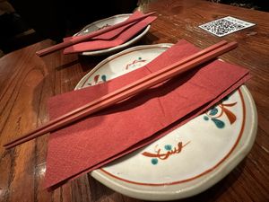 table  at Itadakizen in London