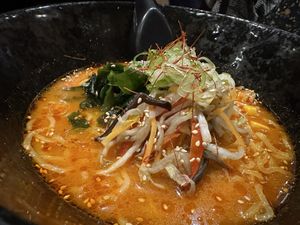 spicy ramen  at Itadakizen in London