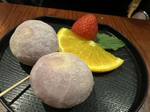 mochi passion fruit  at Itadakizen in London