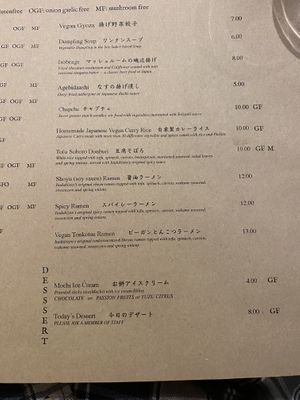   at Itadakizen in London