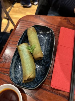 involtini giapponesi di verdure   at Itadakizen in London