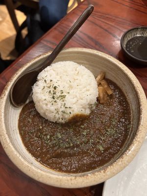 riso al curry   at Itadakizen in London