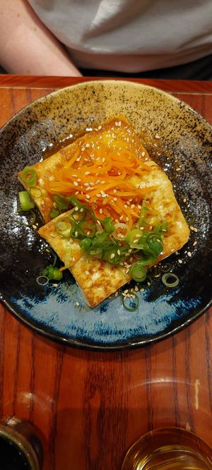 Tofu steak at Itadakizen in London