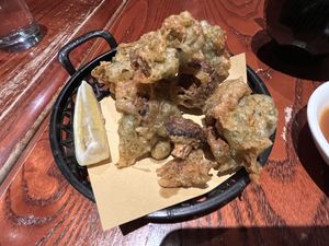 Veggie tempura  at Itadakizen in London