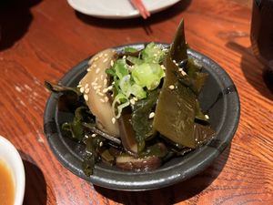 Seaweed salad  at Itadakizen in London