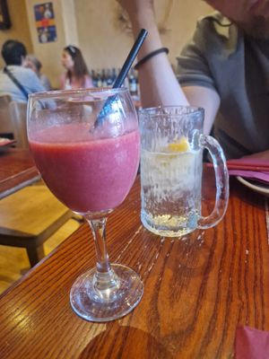 Smoothie and sour plum cocktail at Itadakizen in London