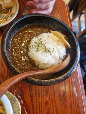 Japanese curry and rice at Itadakizen in London
