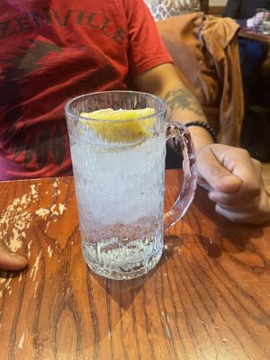 gin and tonic with yuzu  at Itadakizen in London