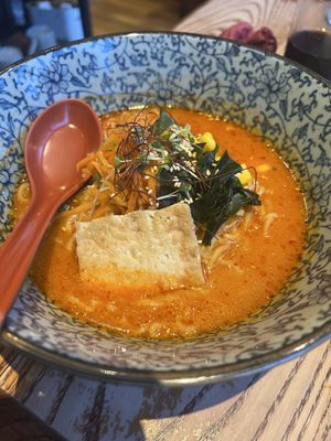 Spicy ramen   at Itadakizen in London