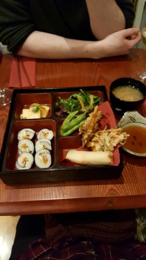 tempura bento at Itadakizen in London