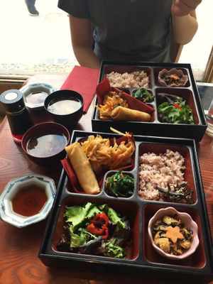 Bento box from the lunch menu at Itadakizen in London