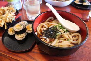 “Kakiage Udon Set”   at Itadakizen in London