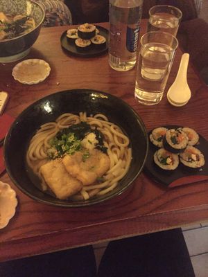 Tofu udon  at Itadakizen in London