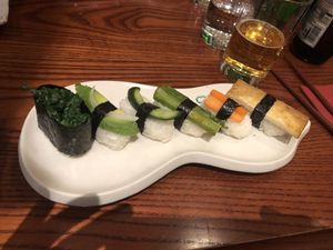 Sushi at Itadakizen in London