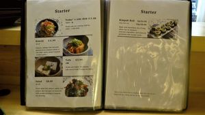 Menu 3/8 at Itadakizen in London