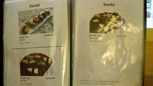 Menu 6/8 at Itadakizen in London